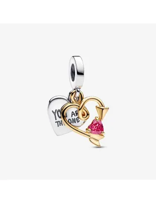 CHARM PENDENTE CUORE CON FRECCIA DONNA PANDORA 