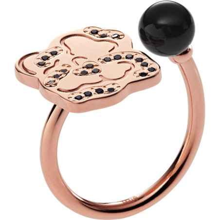 ANELLO IN ACCIAIO DORATO DONNA EMPORIO ARMANI 