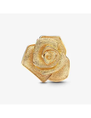 Charm Rosa Grande Placcatura Oro 14k Donna Pandora 