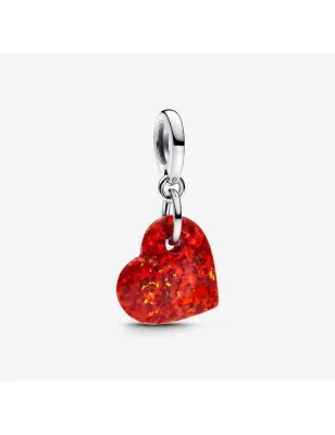 Charm Pendente Cuore Opale Rosso Donna Pandora 