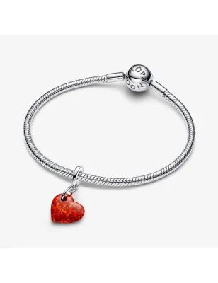 Charm Pendente Cuore Opale Rosso Donna Pandora 