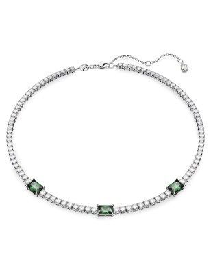 COLLANA MATRIX TENNIS TAGLIO MISTO VERDE DONNA SWAROVSKI 