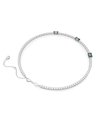 COLLANA MATRIX TENNIS TAGLIO MISTO VERDE DONNA SWAROVSKI  5666168 SWAROVSKI