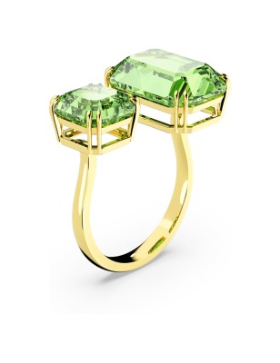 ANELLO APERTO TAGLIO OTTAGONALE VERDE DONNA SWAROVSKI 