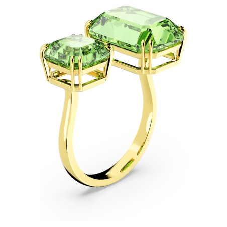 ANELLO APERTO TAGLIO OTTAGONALE VERDE DONNA SWAROVSKI 