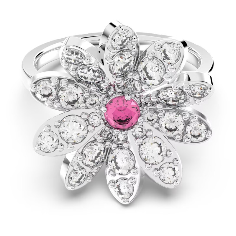 ANELLO ETERNAL FLOWER FIORE ROSA DONNA SWAROVSKI 