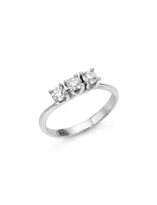 TRILOGY ORO BIANCO DIAMANTI 0.54 CT DONNA MILUNA I DIAMANTI