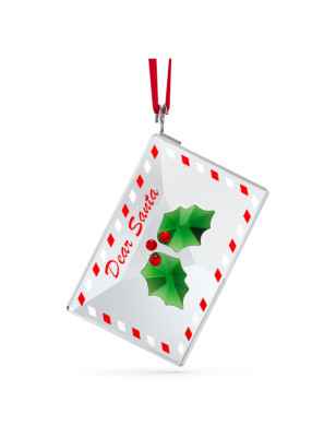 DECORAZIONE HOLIDAY CHEERS LETTERA BABBO NATALE SWAROVSKI 5630339 SWAROVSKI