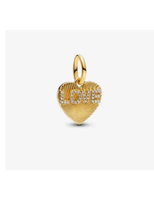 Charm Pendente Cuore Love dorato  Pandora 