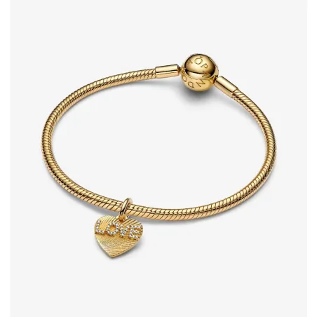 Charm Pendente Cuore Love dorato  Pandora 