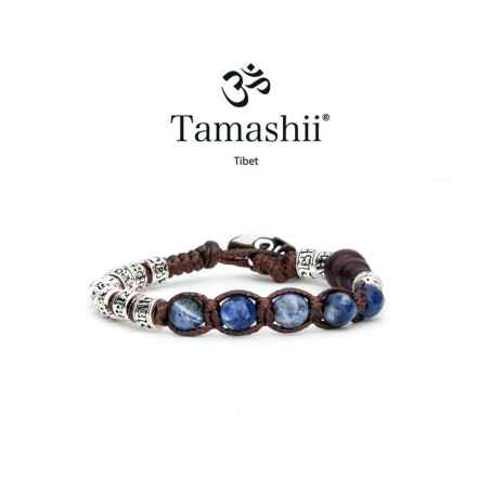 BRACCIALI SODALITE UOMO TAMASHII RUOTA DELLA PREGHIERA