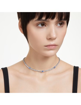 COLLANA MATRIX TENNIS BIANCA E BLU DONNA SWAROVSKI  5666167 SWAROVSKI