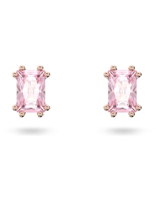 ORECCHINI A LOBO ROSA DONNA SWAROVSKI STILLA 5639136 SWAROVSKI