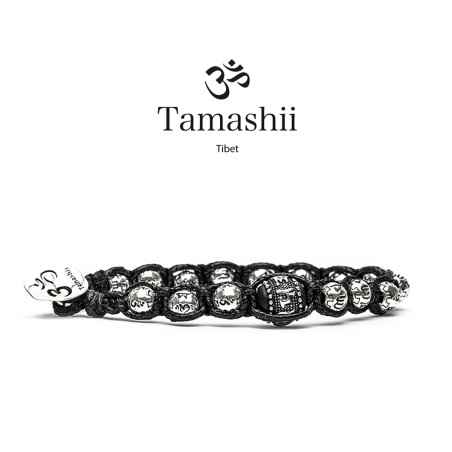 Bracciale in Argento 925 Donna-Uomo Tamashii Ruota Della Preghiera