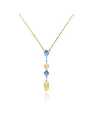 COLLANA BLU DONNA NANIS DANCING IN THE RAIN AZURE