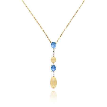 COLLANA BLU DONNA NANIS DANCING IN THE RAIN AZURE