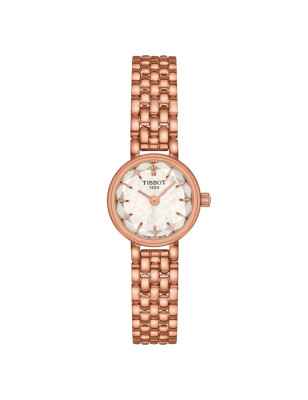 OROLOGIO PVD ORO ROSA DONNA TISSOT LOVELY ROUND