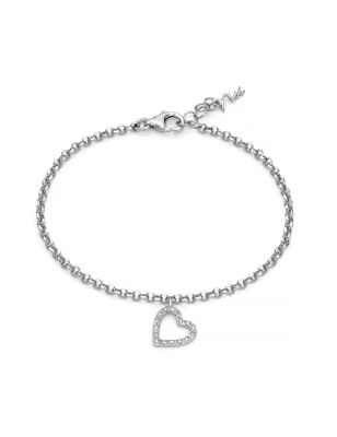 BRACCIALE CUORE DIAMANTI DONNA MILUNA  BRD950 Miluna