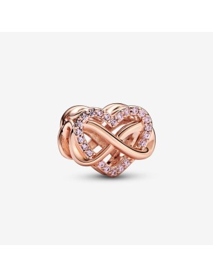 CHARM CUORE ROSA E INFINITO DONNA PANDORA  782246C01 PANDORA