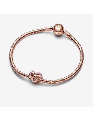 CHARM CUORE ROSA E INFINITO DONNA PANDORA  782246C01 PANDORA