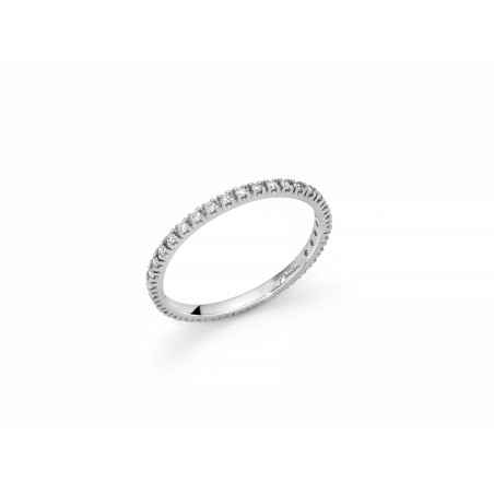 Anello Eternelle oro bianco e Diamanti 0.25 Ct DONNA Miluna