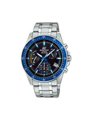 OROLOGIO CRONOGRAFO NERO BLU UOMO CASIO EDIFICE