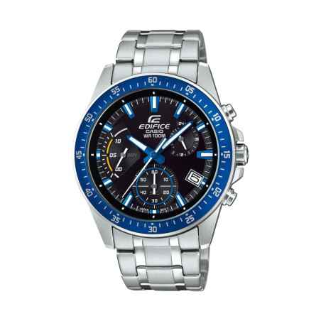 OROLOGIO CRONOGRAFO NERO BLU UOMO CASIO EDIFICE