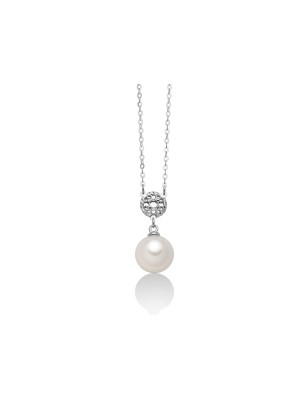 COLLANA IN ORO BIANCO DONNA MILUNA LE PERLE PCL6169 MILUNA