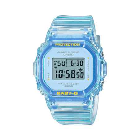 OROLOGIO AZZURRO TRASPARENTE Bambini CASIO BABY-G