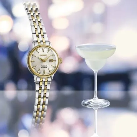 OROLOGIO WHITE LADY COCKTAIL TIME DONNA SEIKO PRESAGE