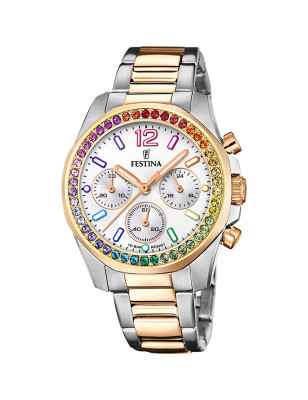 OROLOGIO 38MM RAIMBOW DONNA FESTINA BOYFRIEND COLLECTION