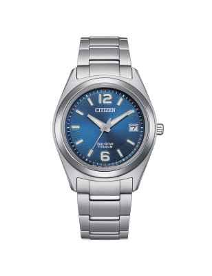 OROLOGIO BLU DONNA CITIZEN LADY SUPER TITANIO