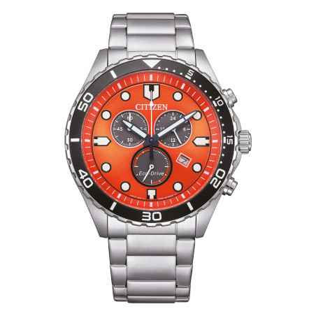 OROLOGIO SPORT CRONO ARANCIONE UOMO CITIZEN 