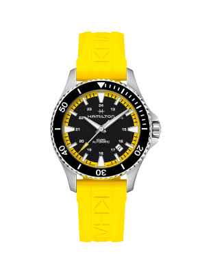 OROLOGIO SCUBA GIALLO AUTO 40MM UOMO-DONNA HAMILTON KHAKI NAVY