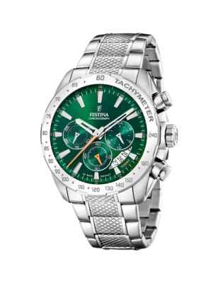 Orologio 44mm verde Uomo Festina Timeless Chronograph