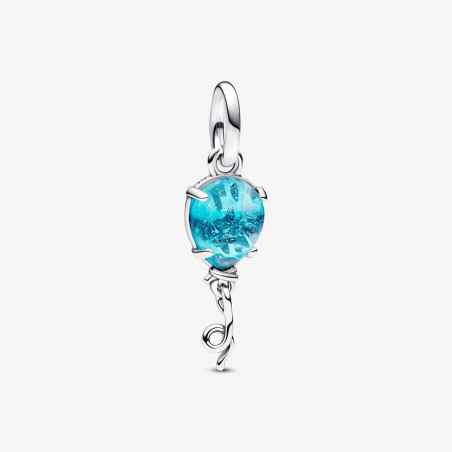 Charm PENDENTE PALLONCINO BLU VETRO DI MURANO DONNA Pandora