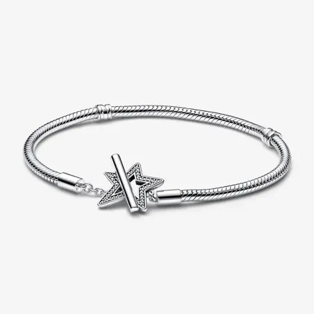 Bracciale con Chiusura a T e Stella 16cm DONNA Pandora