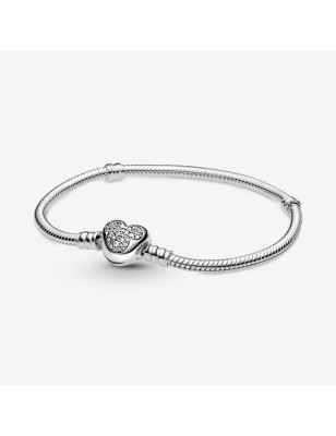 BRACCIALE CUORE SCINTILLANTE MICKEY MOUSE 19CM PANDORA