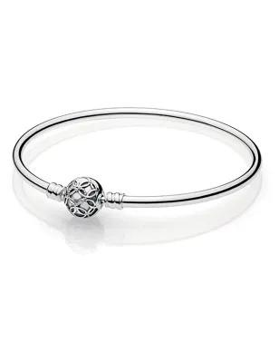 Bracciale rigido chiusura intrecci 17cm DONNA Pandora