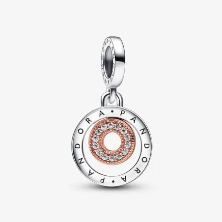 Charm Pendente Cerchi Bicolore DONNA Pandora