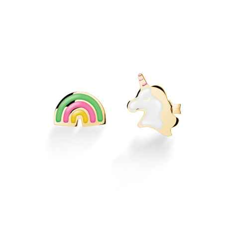 Orecchini Toys Unicorno e Arcobaleno Bambini Le Bebe'