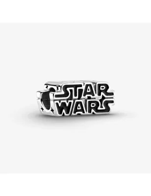 Charm Star Wars Argento con logo in 3D Donna Pandora