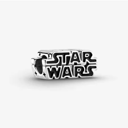 Charm Star Wars Argento con logo in 3D Donna Pandora