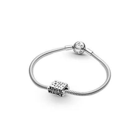 Charm Star Wars Argento con logo in 3D Donna Pandora