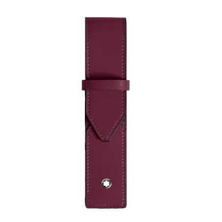 Custodia elegante astuccio in pelle cassis Montblanc Sartorial