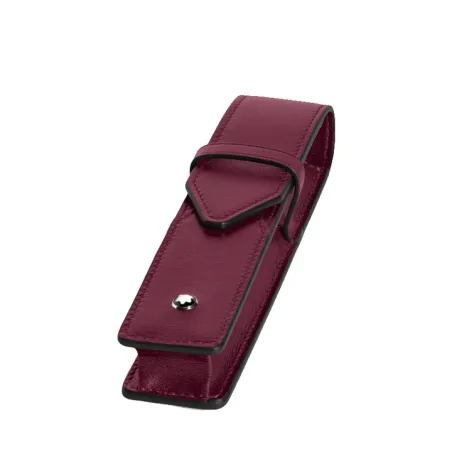 Custodia elegante astuccio in pelle cassis Montblanc Sartorial