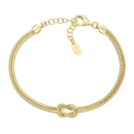 Bracciale dorato Nodo d'Amore Donna Amen