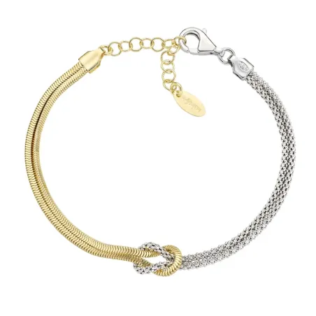 Bracciale Nodo d'Amore Bicolore Donna Amen