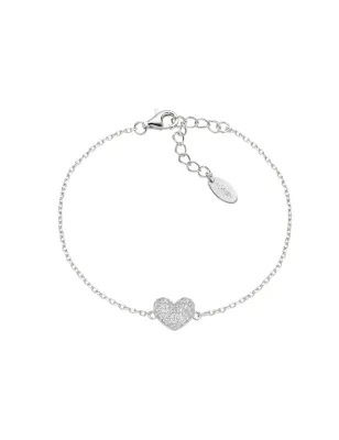 Bracciale con Mini Cuore pavé Donna Amen