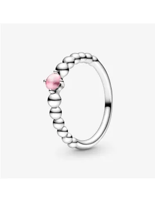 Anello petalo rosa decorato con sfere M50 DONNA Pandora